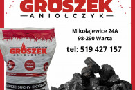 Ekogroszek 25MJ 8 % popiołu transport gratis