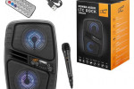 KOLUMNA GŁOŚNIK LTC 2X60W BLUETOOTH USB FM LED