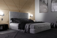 Łóżko 120x200 kontynentalne PIKOWANE ADRA