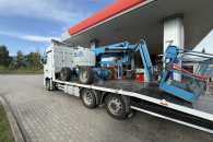 Transport laweta 15t, maszyny, traktory koparki