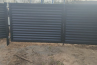 Brama + Furtka Żaluzjowa