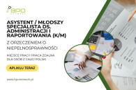 Młodszy Specjalista ds. Administracji (K/M)